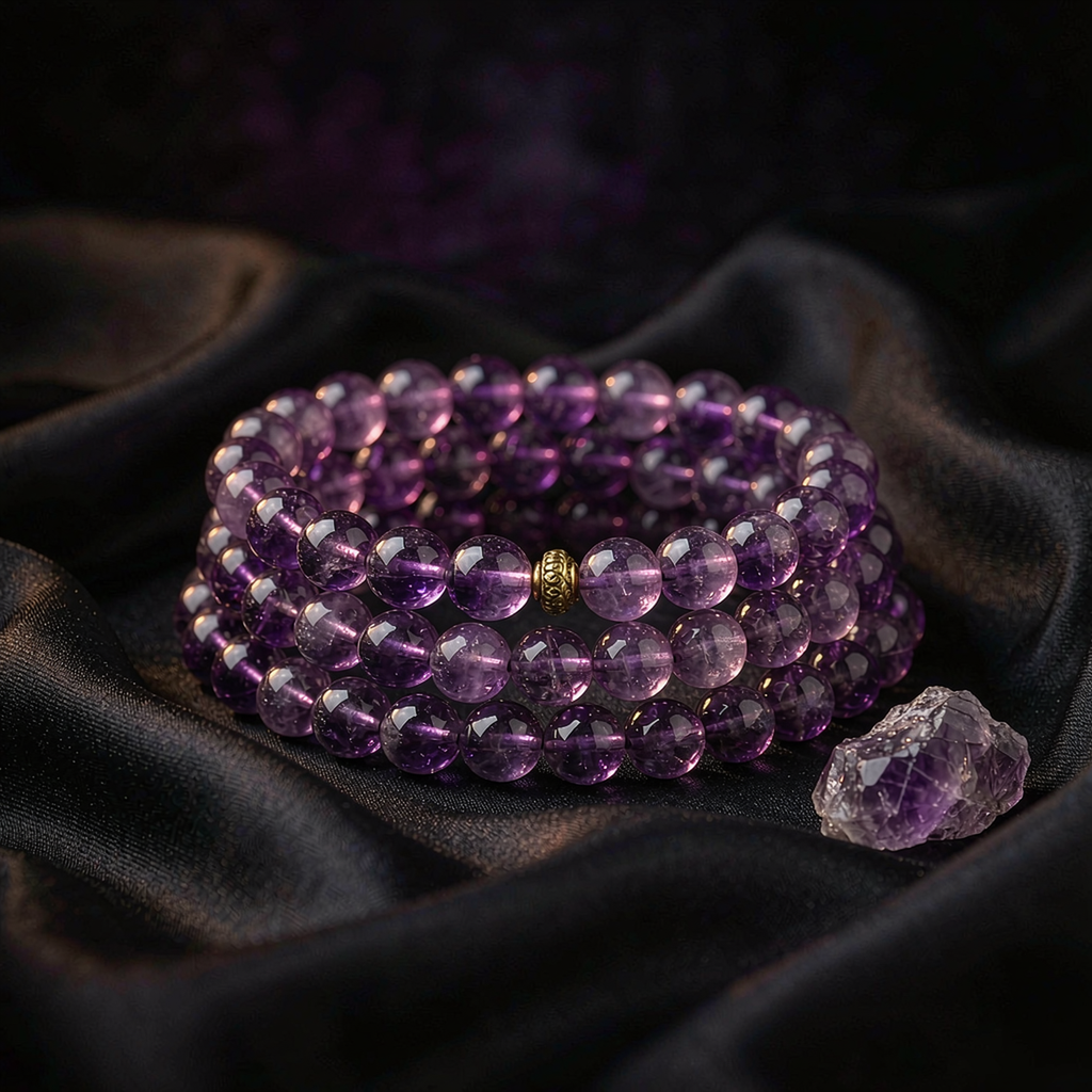 amethyst crystal bracelet