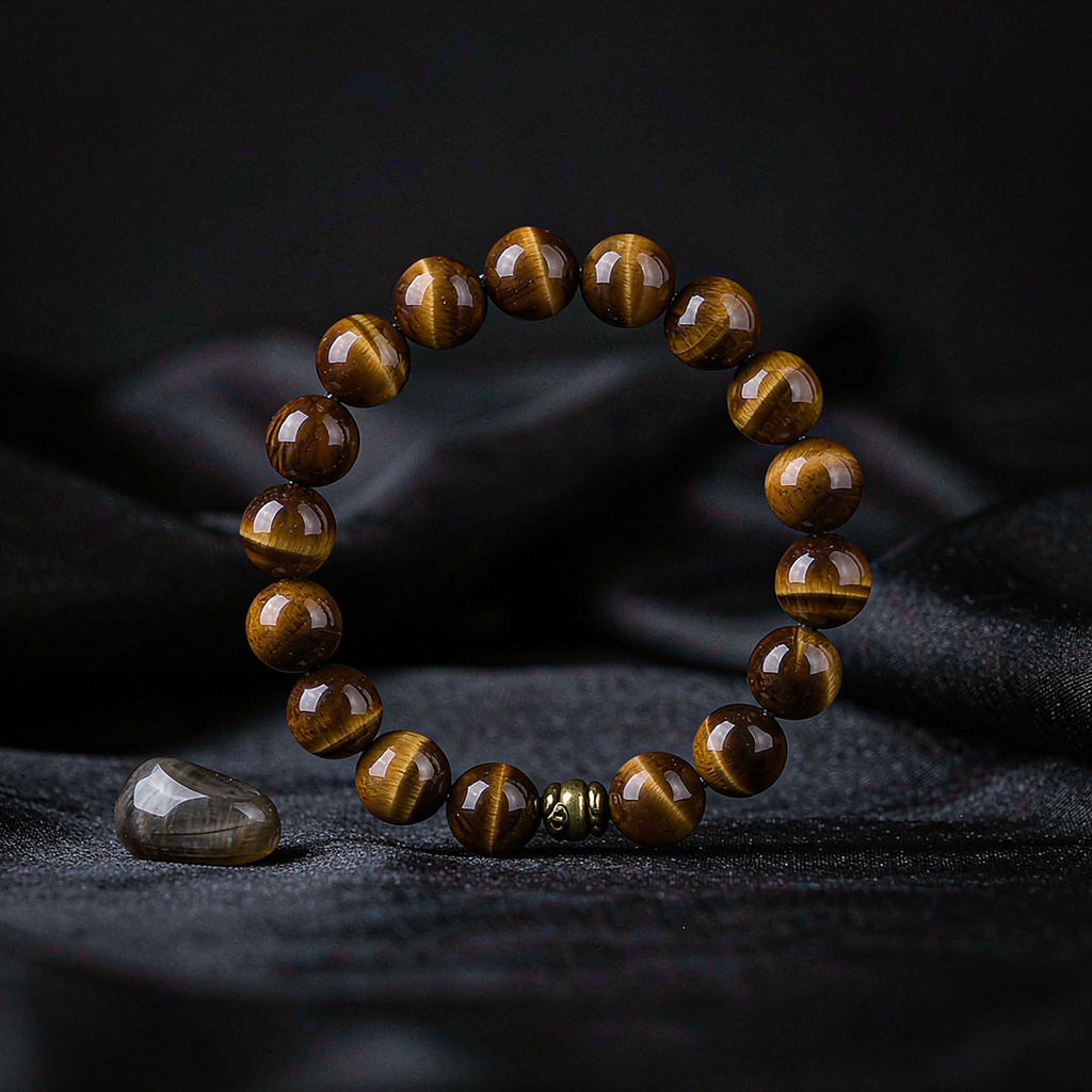 tiger-eye crystal bracelet